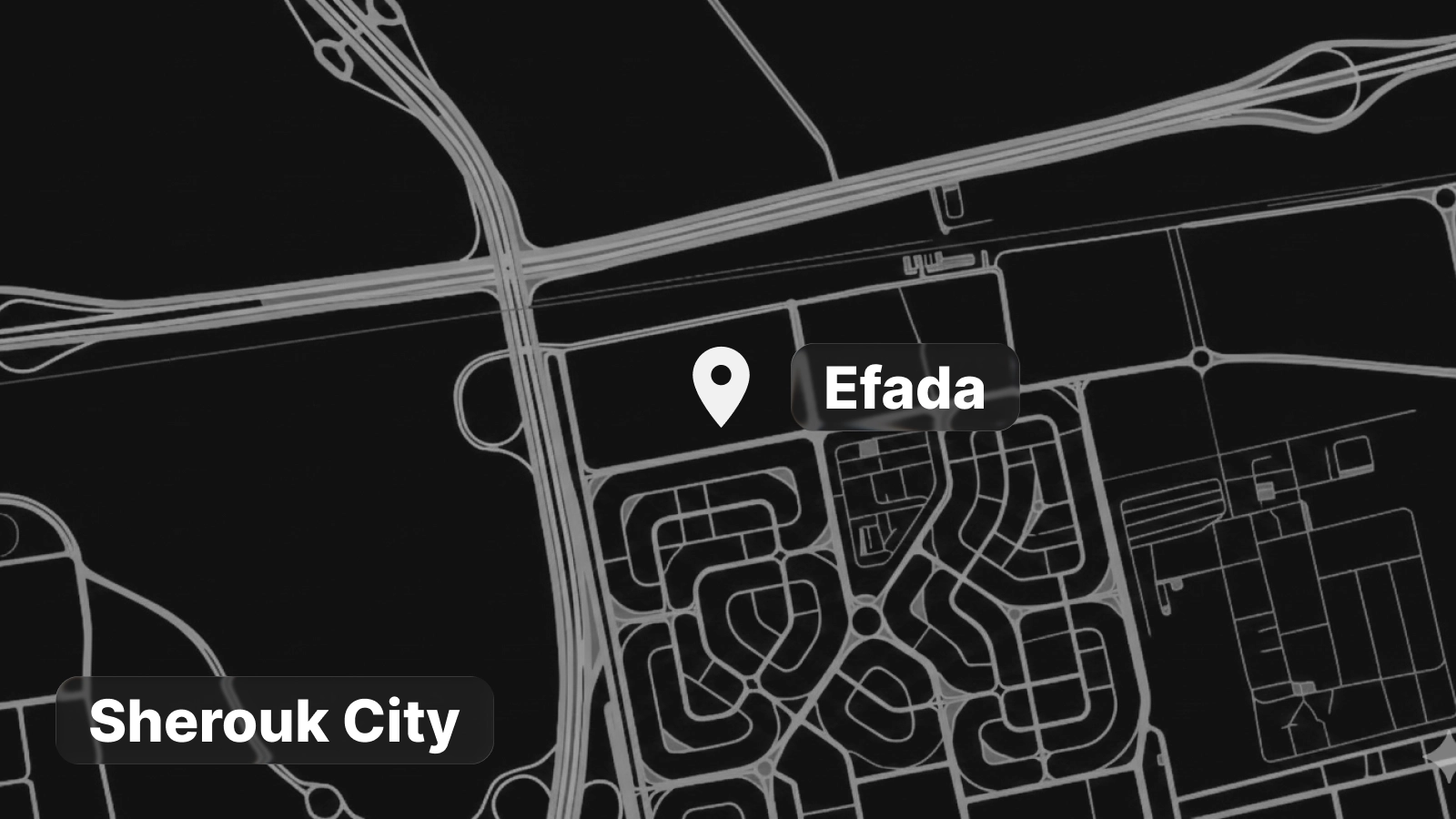 Efada Location Map